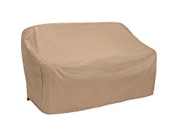 Protective Covers Weatherproof 2 Seat Wicker/Rattan Sofa Cover, X Large, Tan