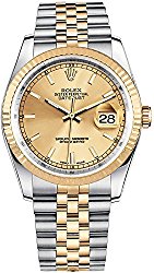 Rolex Datejust 36 116233 Gold/Steel Jubilee Bracelet Luxury Watch