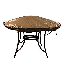 Abba Patio Round Fire Pit Cover Waterproof, 58-Inch