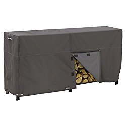 Classic Accessories Ravenna Log Rack Cover – Premium Outdoor Cover with Durable and Water Resistant Fabric, 8-Feet (55-172-045101-EC)