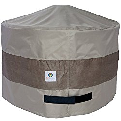 Duck Covers Elegant Round Fire Pit Cover, 36″ D x 24″ H
