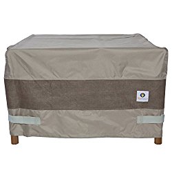 Duck Covers Elegant Square Fire Pit Cover, 40″ L x 40″ W x 24″ H