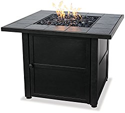 Endless Summer, GAD1399SP, LP Gas Outdoor Fire Bowl with Slate Tile Mantel