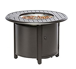 Alfresco Home Bay Ridge 36″ Round Gas Fire Pit/Chat Table with Burner Kit