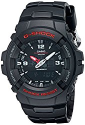 G-Shock G100-BV Men’s Black Resin Sport Watch