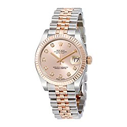 Rolex Datejust Lady 31 Pink Dial Stainless Steel and 18K Everose Gold Rolex Jubilee Automatic Watch 178271PDJ
