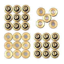 32 Pack Brass Misting Nozzles For Outdoor Cooling System, 0.012” Orifice (0.3 mm) 10/24 UNC By Aootech