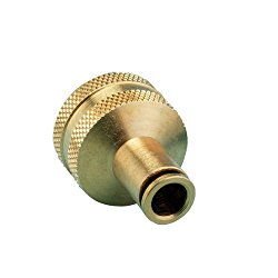 5 Pack – Orbit Misting System 3/8″ Brass Slip Lock Hose Faucet Adapter