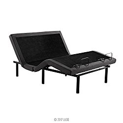 Lucid L300 Adjustable Bed Base Frames, Twin XL, CHARCOAL Gray