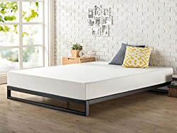 Zinus 7 Inch Heavy Duty Low Profile Platforma Bed Frame / Mattress Foundation / Boxspring Optional / Wood Slat Support, Queen