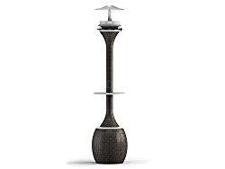AURORA Floor standing misting system with LED lights (Brown)