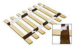 Custom Made in the U.S.A.! Youth Size – Authentic Cowhide Bed Slats/Platform Bed Boards – Cut to the Width of Your Choice