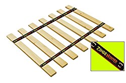 Custom Made in the U.S.A.! Youth Size Bed Slats/Platform Bed Boards-Cut to the Width of Your Choice (Zombie Hunter Strap)
