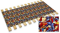 Superman Themed Twin Size Custom Width Bed Slats – Choose your needed size – Eliminates the need for a link spring or box spring!