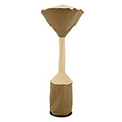 Classic Accessories Veranda Standup Patio Heater Cover, Pebble, Fits Heaters With up to 34″ Dome and 18.5″ Base