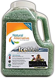 Natural Alternative® Ice Melt Another NATURLAWN® Product – 9 LB Shaker Jug – Safer for Pets, Property & the Environment