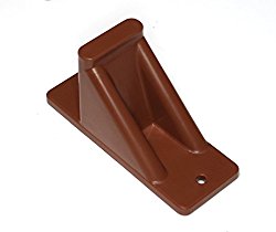 Plastic Roof Ice Guard Mini Snow Guard (ONE Pack)Prevent Sliding Snow Ice Buildup-BROWN