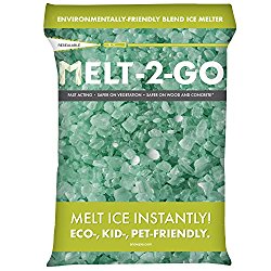 Snow Joe AZ-25-EB Melt-2-Go Nature + Pet Friendly CMA Blended Ice Melter, 25-lb Resealable Bag