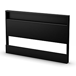 South Shore Trinity Collection Headboard, Full/Queen, Pure Black