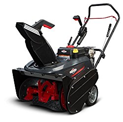Briggs & Stratton 1696506 Single Stage Snow Thrower with Snow Shredder Technology and Electric Start, 22-Inch