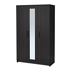 Ikea Wardrobe with 3 doors, black 2028.81120.218