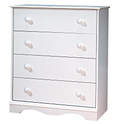 South Shore Furniture, 4 Drawer Chest, Pure White