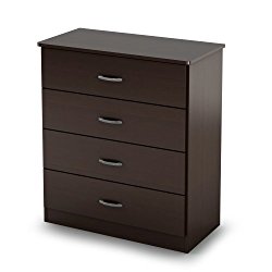 South Shore Libra 4-Drawer Dresser, Chocolate