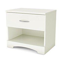 South Shore Grace Collection Night Stand, Pure White