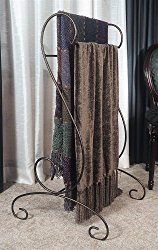 J&J Wire Quilt/Blanket Holder, Bronze
