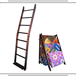 The LadderRack It’s 2 Quilt Racks in 1! (7 Rung/24″ Model/American English)