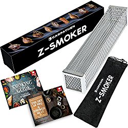 Carpathen Pellet Smoker Tube 12″ – 5 Hours of Billowing Smoke for Electric, Gas, Charcoal Grills & Smokers