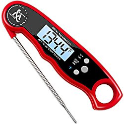 Digital Meat Thermometer – Best Waterproof Instant Read Thermometer with Calibration and Backlight functions – Mister Chefer Food Thermometer for Kitchen and Outdoor Cooking