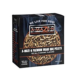A-MAZE-N 100% Pecan BBQ Pellets, 2 lb, Brown