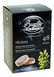 Bradley Hickory Bisquettes 1.6lb 48 pack