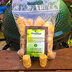 Charcoal Starters (36 Count) for Green Eggs, Kamados and Primo Smokers – Super Fast Lighting, 100% All Natural