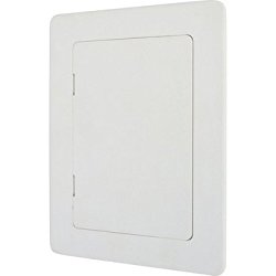 Wallo 5 X 7-Inch Plastic Access Door, Reinforced Hinged Access Panel for Drywall Walls and Ceilings. Perfect for providing service area for Plumbing/Wiring Applications and Electrical Access Panels