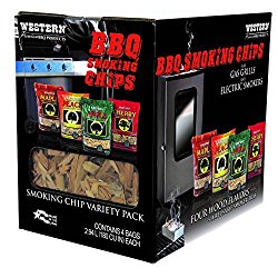 WESTERN 80485 Prime Wood BBQ Smoking Chips Variety Pack