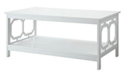 Convenience Concepts Omega Coffee Table, White