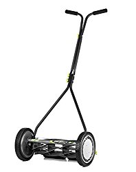 Earthwise 1715-16EW 16 Inch Wide, 7 Blade Push Reel Mower for Bent Grass