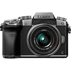 Panasonic LUMIX G7 DMC-G7KS DSLM Mirrorless 4K Camera kit with 14-42 mm Lens and 32GB memory card (Silver)