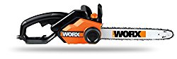 WORX WG303.1 16-Inch 14.5 Amp Electric Chainsaw with Auto-Tension, Chain Brake, and Automatic Oiling