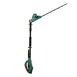 DOEWORKS 20V Li-ion 2 in 1 Multi-Angle Cordless Electric Pole Hedge Trimmer, 20″ Blade – Battery & Charger Included