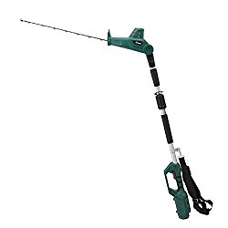 DOEWORKS 40V Li-ion Cordless 2 in 1 Pole Hedge Trimmer with Rotating Handle, 20″ – Battery & Charger Included