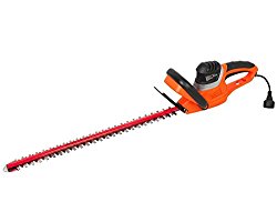 GARCARE 4.6-Amp Corded Hedge Trimmer with 24-Inch Laser Cutting Blade, Blade Cover Included