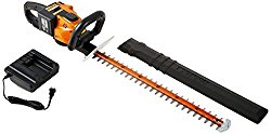 WORX WG291 56V Lithium-Ion Cordless Hedge Trimmer, 24-Inch, Battery and Charger Included