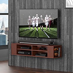 Fitueyes Wall Mounted Audio/Video Console wood grain for xbox one /PS4/ vizio/ Sumsung/sony TV DS212001WB-G