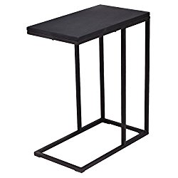 Tangkula Coffee Tray Sofa Side End Table Ottoman Couch Console Stand TV Lap Snack Black