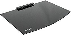 VIVO Floating Wall Mount Tempered Glass Shelf for DVD Player, Audio, Gaming Systems, Streaming Devices (MOUNT-SF011)