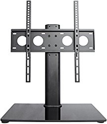 VIVO Universal Economic LCD Flat Screen TV Table Top Stand w/ Glass Base for 32″ to 47″ T.V. (STAND-TV00J)