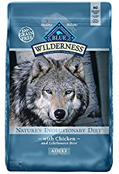 BLUE Wilderness Adult Grain-Free Chicken Dry Dog Food 24-lb